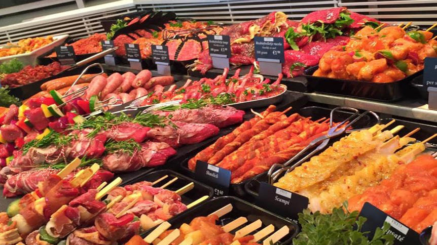 Toonbank in barbecue tijd - Van Erkel Winkelmaterialen