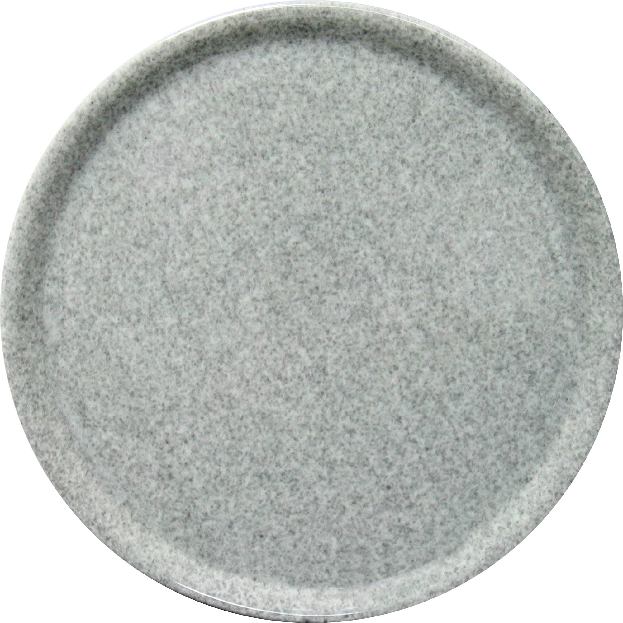 Bord aardewerk "Graniet" - Ø310mm - Grijs - Van Erkel Winkelmaterialen