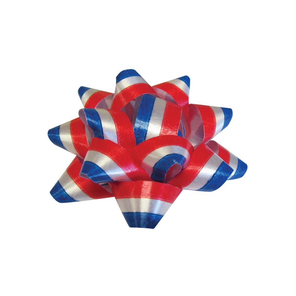 Cadeau ster rood/wit/blauw - Ø50mm - Rood/Wit/Blauw - Van Erkel Winkelmaterialen