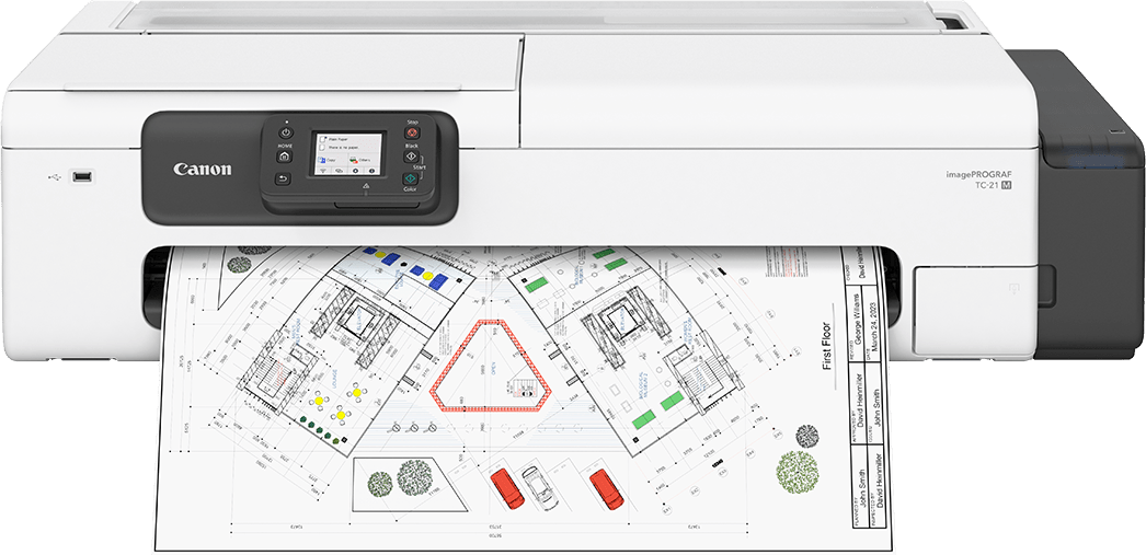 Canon posterprinter TC-21M (incl. scanner) - 968x533x245mm - TC-21M - Van Erkel Winkelmaterialen