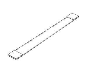 Flexibele schaphouder (100st) - 150mm - Transparant - Van Erkel Winkelmaterialen