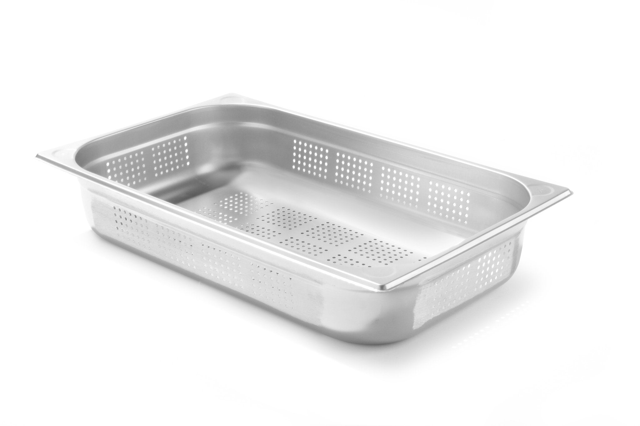 Gastronorm bak RVS (geperforeerd) - GN1/1 530x325mm - 100mm - Van Erkel Winkelmaterialen