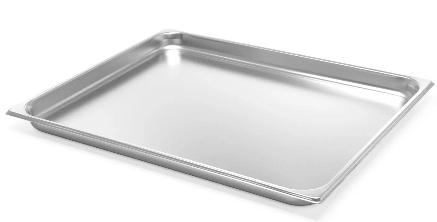 Gastronorm bak RVS 'Profi Line' - GN2/1 650x530mm - 40mm - Van Erkel Winkelmaterialen
