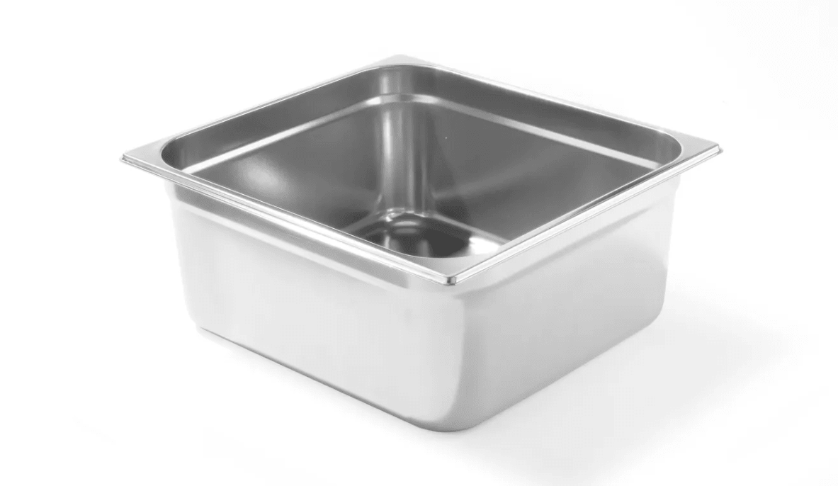 Gastronorm bak RVS 'Profi Line' - GN2/3 354x325mm - 100mm - Van Erkel Winkelmaterialen