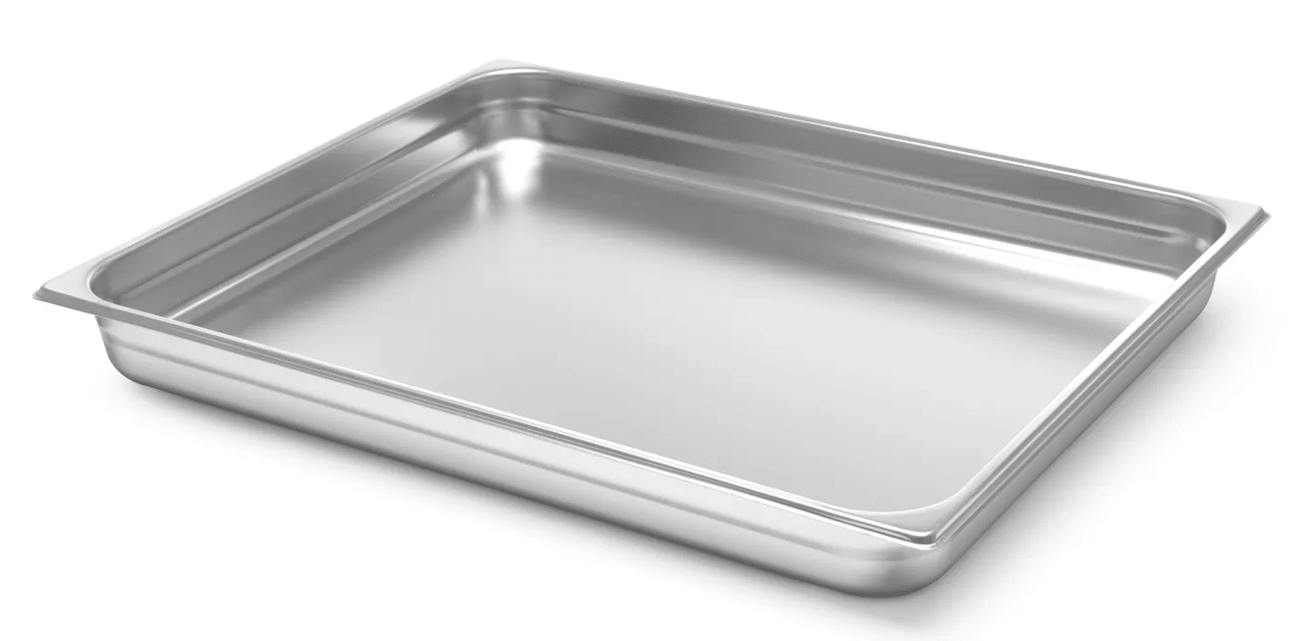 Gastronorm bak RVS 'Profi Line' - GN2/1 650x530mm - 65mm - Van Erkel Winkelmaterialen