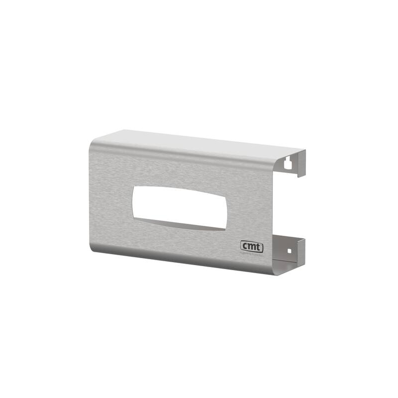 Handschoenen dispenser 1-vaks - 240x134x80mm - Zilver - Van Erkel Winkelmaterialen