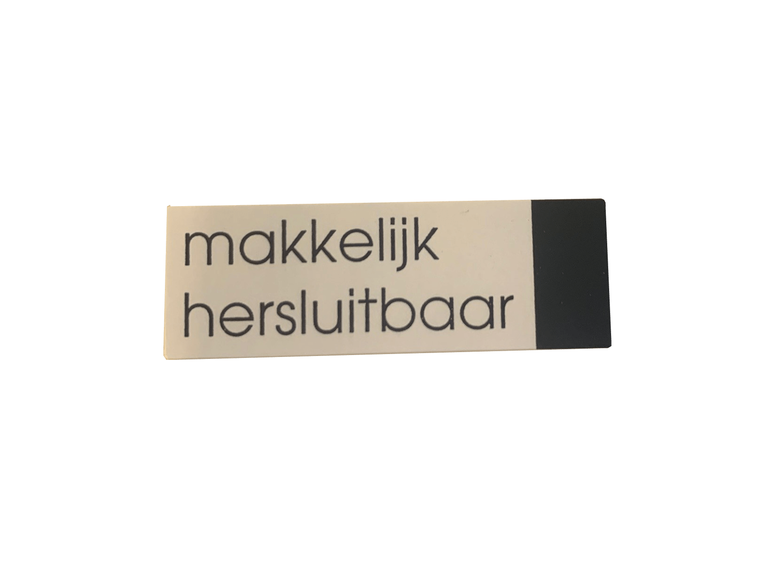 Hersluitsticker - 50x17mm - Van Erkel Winkelmaterialen