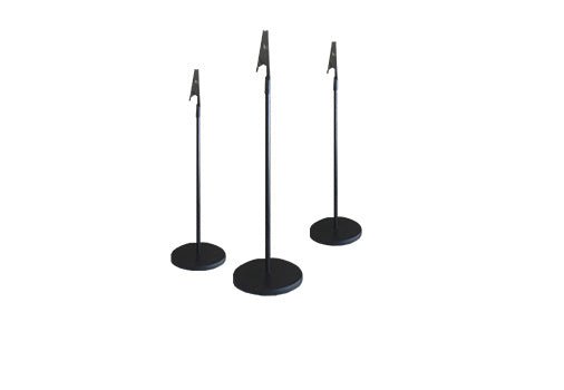 Knijpstandaard zwart - 200mm - Zwart - Van Erkel Winkelmaterialen