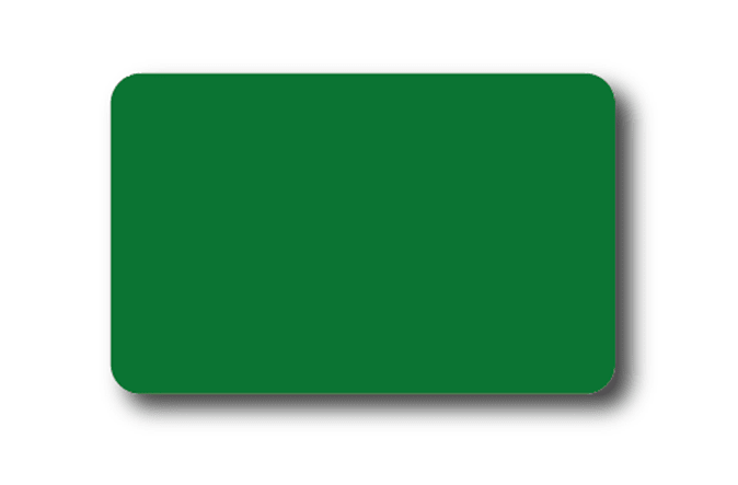 Kunststof kaarten kleur (100st) - 85x54mm - Groen - Van Erkel Winkelmaterialen