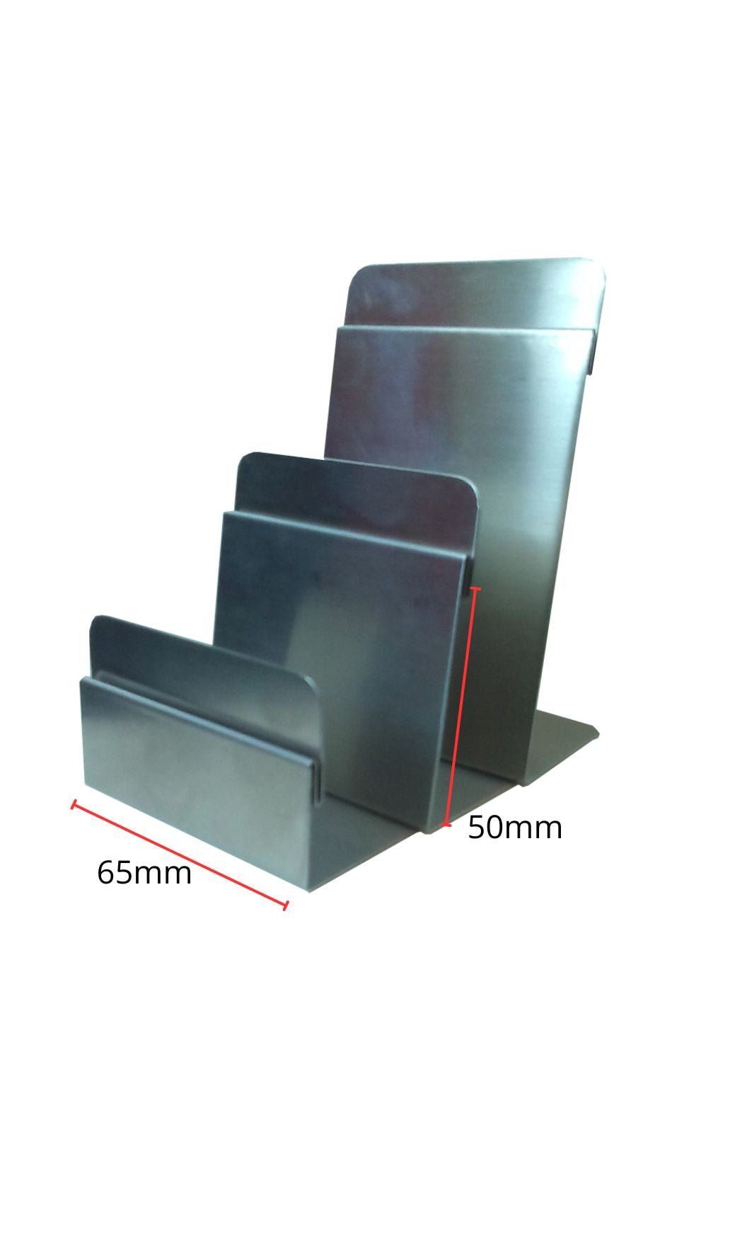 L-standaard RVS (0.5mm) - 50mm - Zilver - Van Erkel Winkelmaterialen