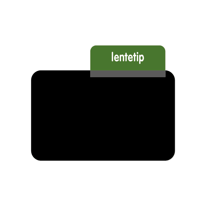 Opzetstukje ProtopS, 'lentetip' (10st) - 45x23mm - Groen - Van Erkel Winkelmaterialen