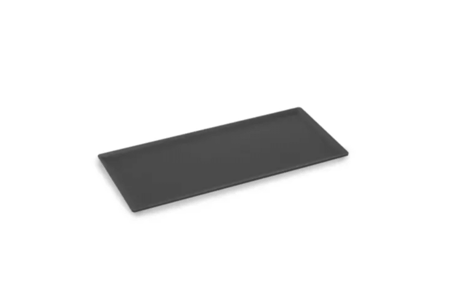 Plexi serveerplateau zwart MAT - 350x150mm - Zwart - Van Erkel Winkelmaterialen