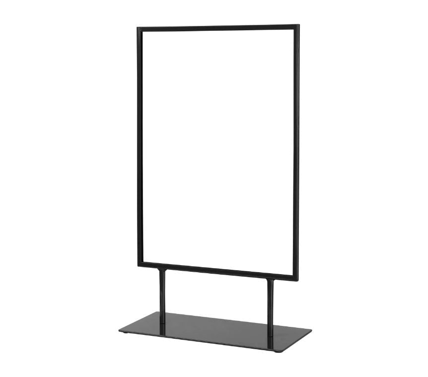 Poster/kaarthouder metaal - A3 - Grijs - Van Erkel Winkelmaterialen