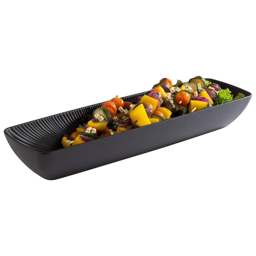 Schaal GN Nero - 176x108x55mm (GN1/9) - Zwart - Van Erkel Winkelmaterialen