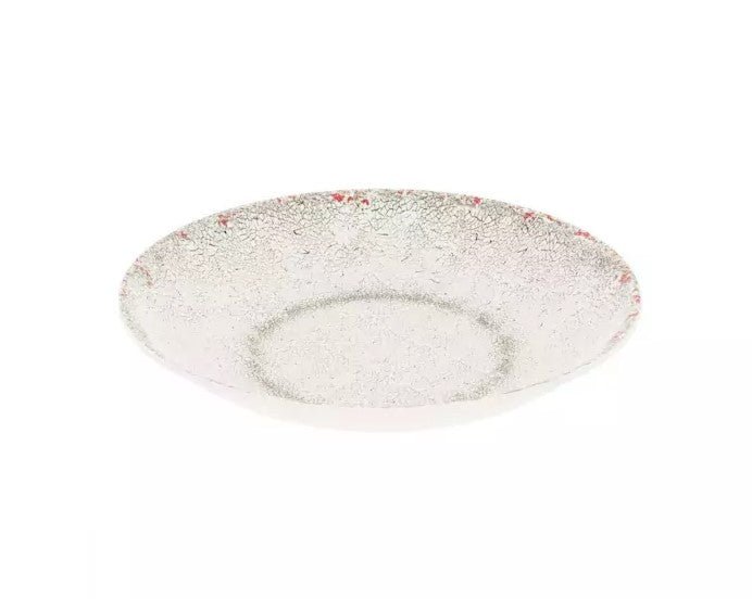 Schaal rond Casablanca - Ø420x70mm - Wit - Van Erkel Winkelmaterialen