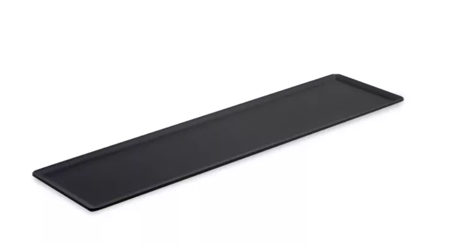 serveer-plateau-400x100mm-zwart-mat