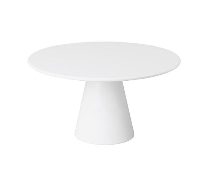 Taartplateau 'Casual' - Ø310x160mm - Wit - Van Erkel Winkelmaterialen