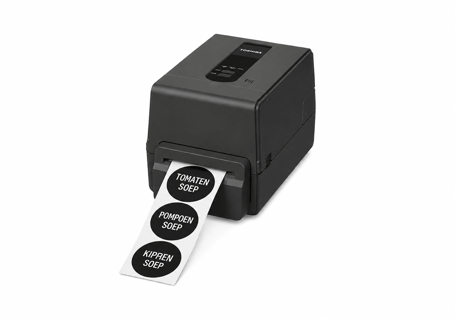 Toshiba labelprinter BV420T - 200x267x198mm (BxDxH) - Zwart - Van Erkel Winkelmaterialen
