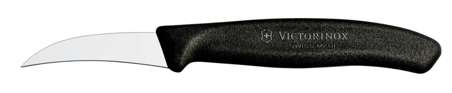 Victorinox Classic, gebogen schilmes - 60mm - Zwart - Van Erkel Winkelmaterialen
