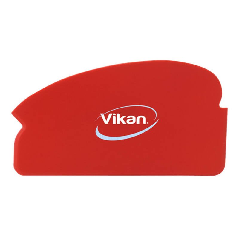 Vikan handschraper - 165x92mm - Rood - Van Erkel Winkelmaterialen