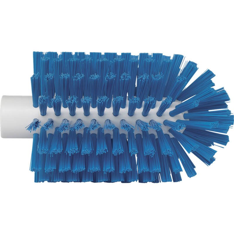 Vikan hygiëne pijpenborstel - Ø90mm - Blauw - Van Erkel Winkelmaterialen