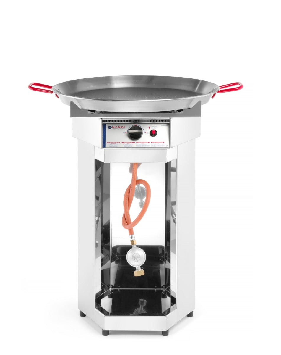 Barbecue paella pan, 600x600x870mm.