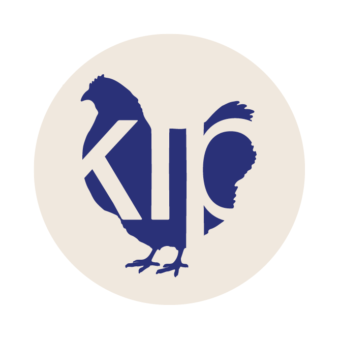 Ronde sticker Ø28mm "Kip" op rol (500st)