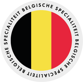 Ronde landen sticker Ø28mm "België" op rol (1000st)
