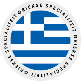Ronde landen sticker Ø28mm "Griekenland" op rol (1000st)