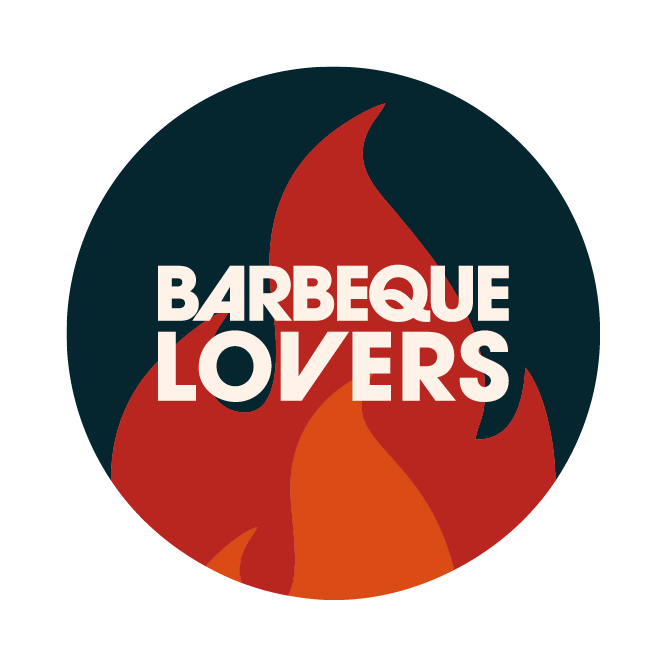 Ronde sticker Ø28mm "BBQ" op rol (500st)