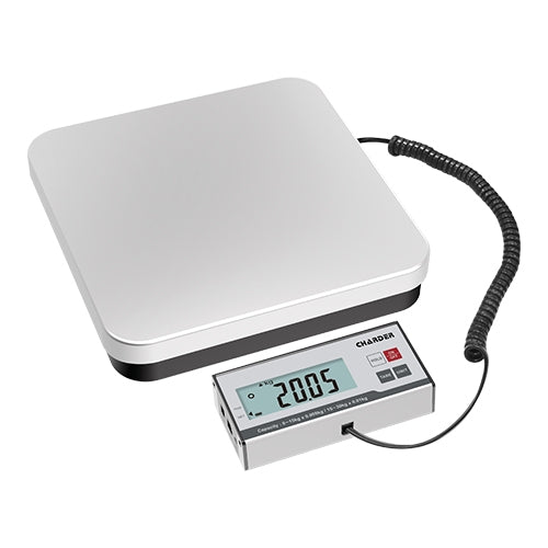 Grote digitale weegschaal, aansluiting adapter/batterijen. Adapter meegeleverd.