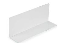 Tussenschot L-profiel van Acryl, transparant