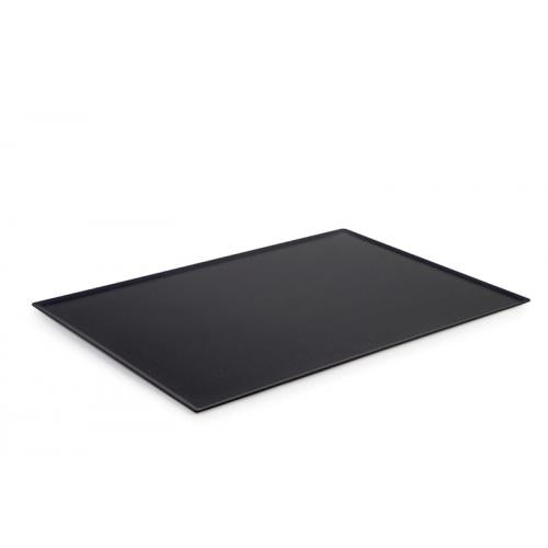 Serveerplateau van Acrylaat, zwart mat, 600x400mm.