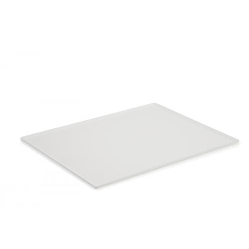 Serveerplateau van Acrylaat, wit mat, 400x300mm.