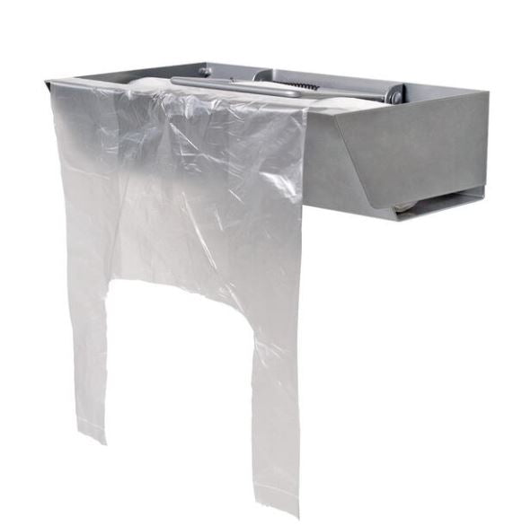 Tassendispenser wandmodel, 243x70x153mm (BxHxD), zakjes max. 230mm breed.