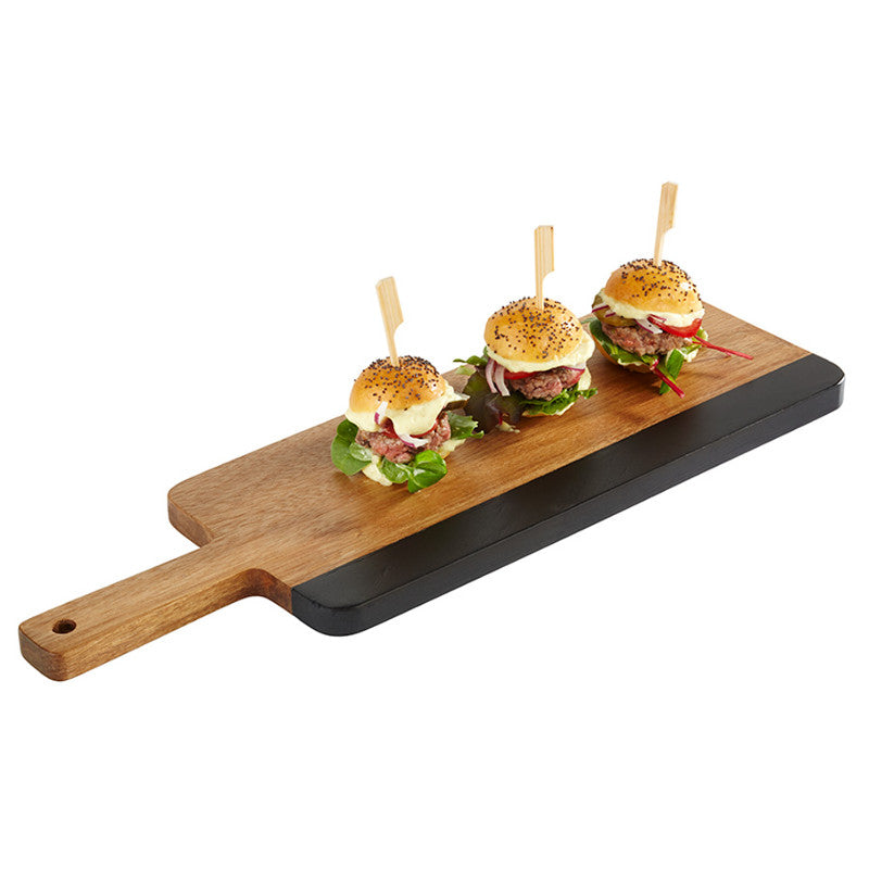 Serveerplank met krijtrand