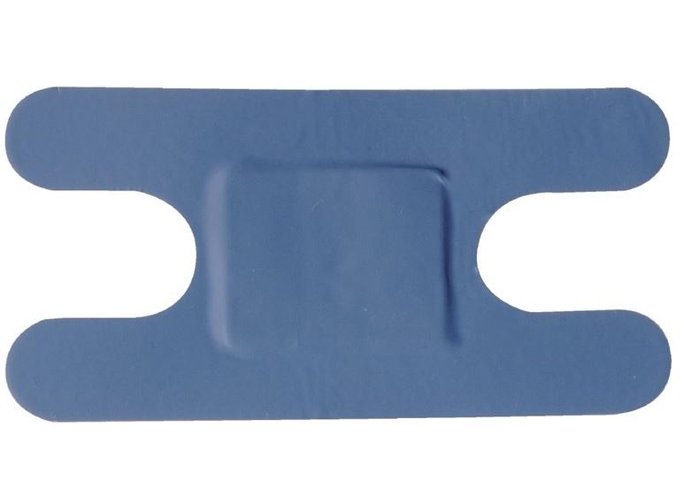 Blauwe pleisters assorti, verschillende groottes (100st)