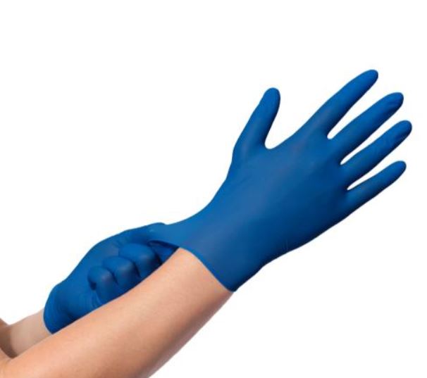 Handschoenen latex blauw