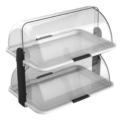 Beschermkap met rol deksel (2 etages) - 470x320x420mm - Van Erkel Winkelmaterialen