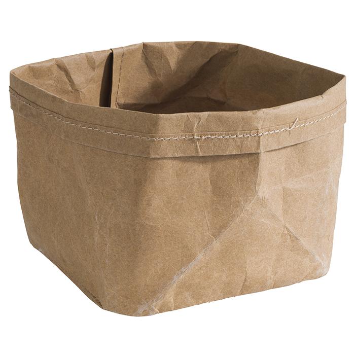 Broodzak kraftpapier - 120x115x115mm - Bruin - Van Erkel Winkelmaterialen