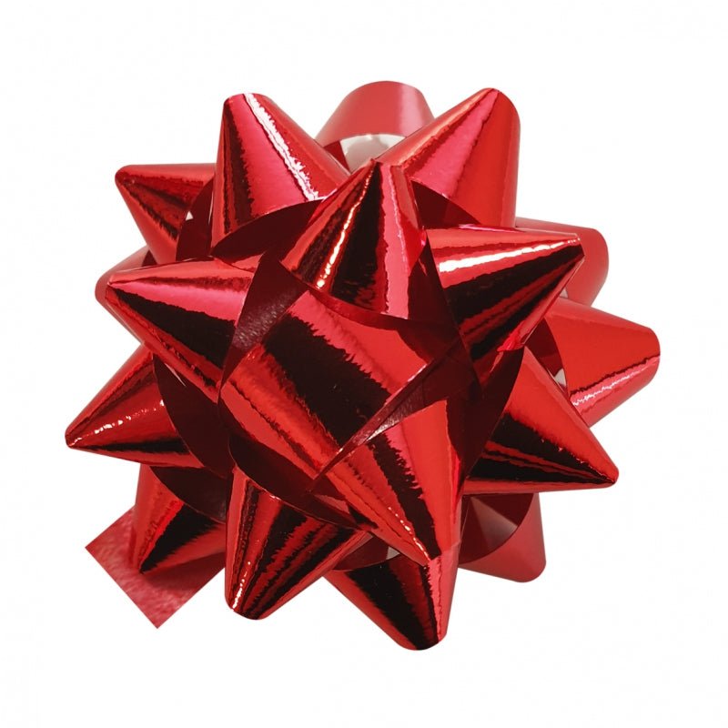 Cadeau ster rood - Ø50mm - Van Erkel Winkelmaterialen