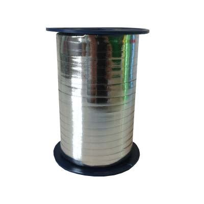 Cadeaulint glans zilverkleur - 5mm - Zilver - Van Erkel Winkelmaterialen