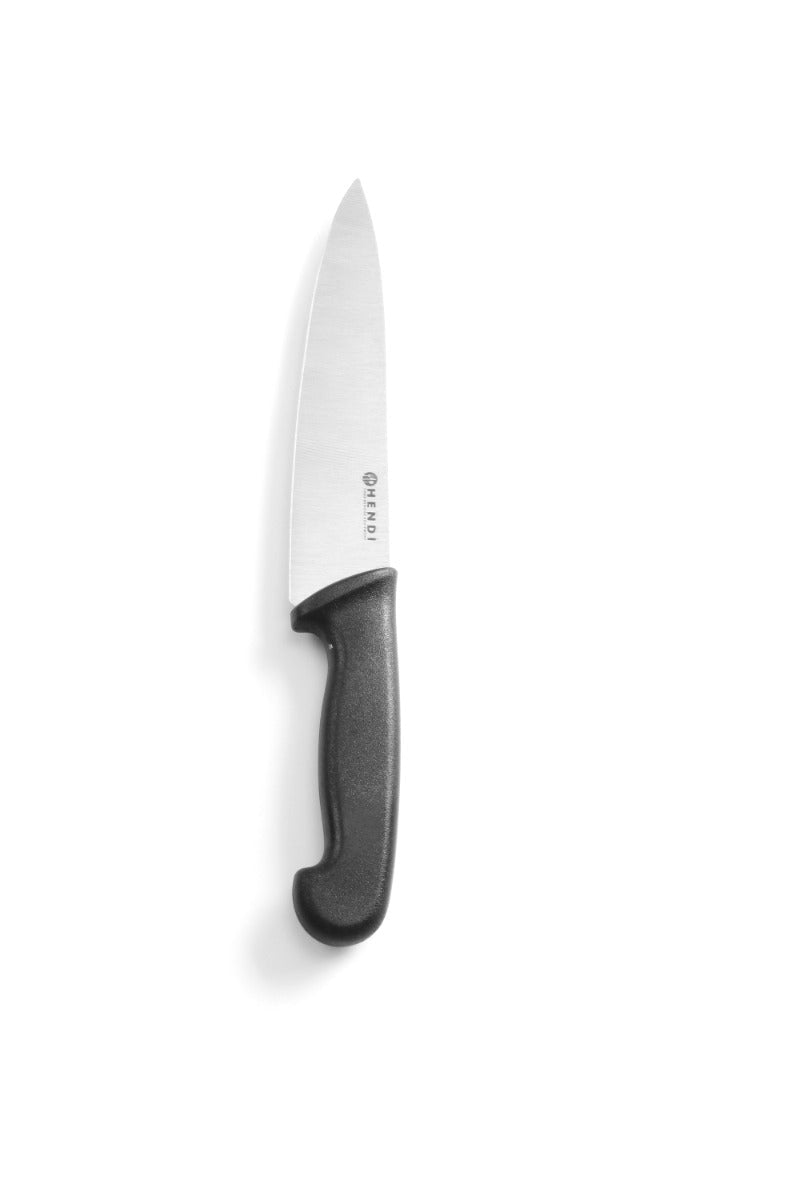 Koksmes Hendi - 320mm - Zwart - Van Erkel Winkelmaterialen