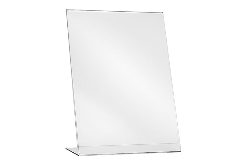 L-standaard verticaal acryl - 105x148mm (A6) - Van Erkel Winkelmaterialen