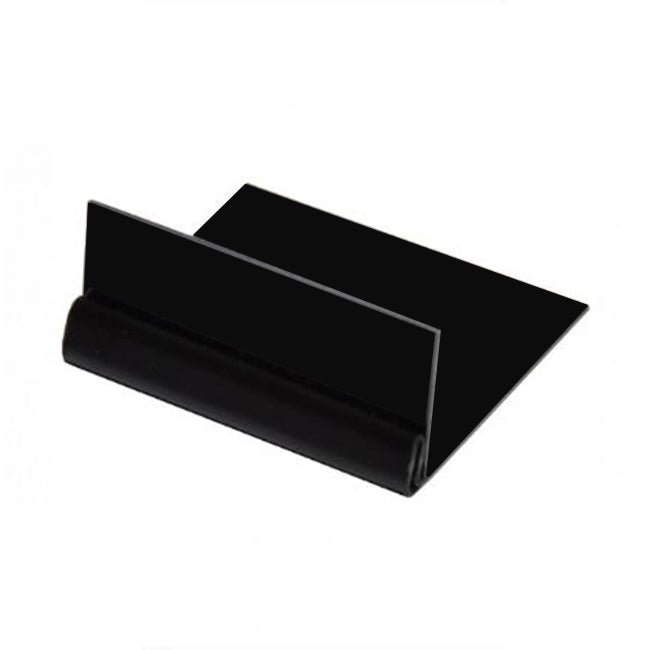 L-standaard zwart laag model - 55x43mm - Zwart - Van Erkel Winkelmaterialen