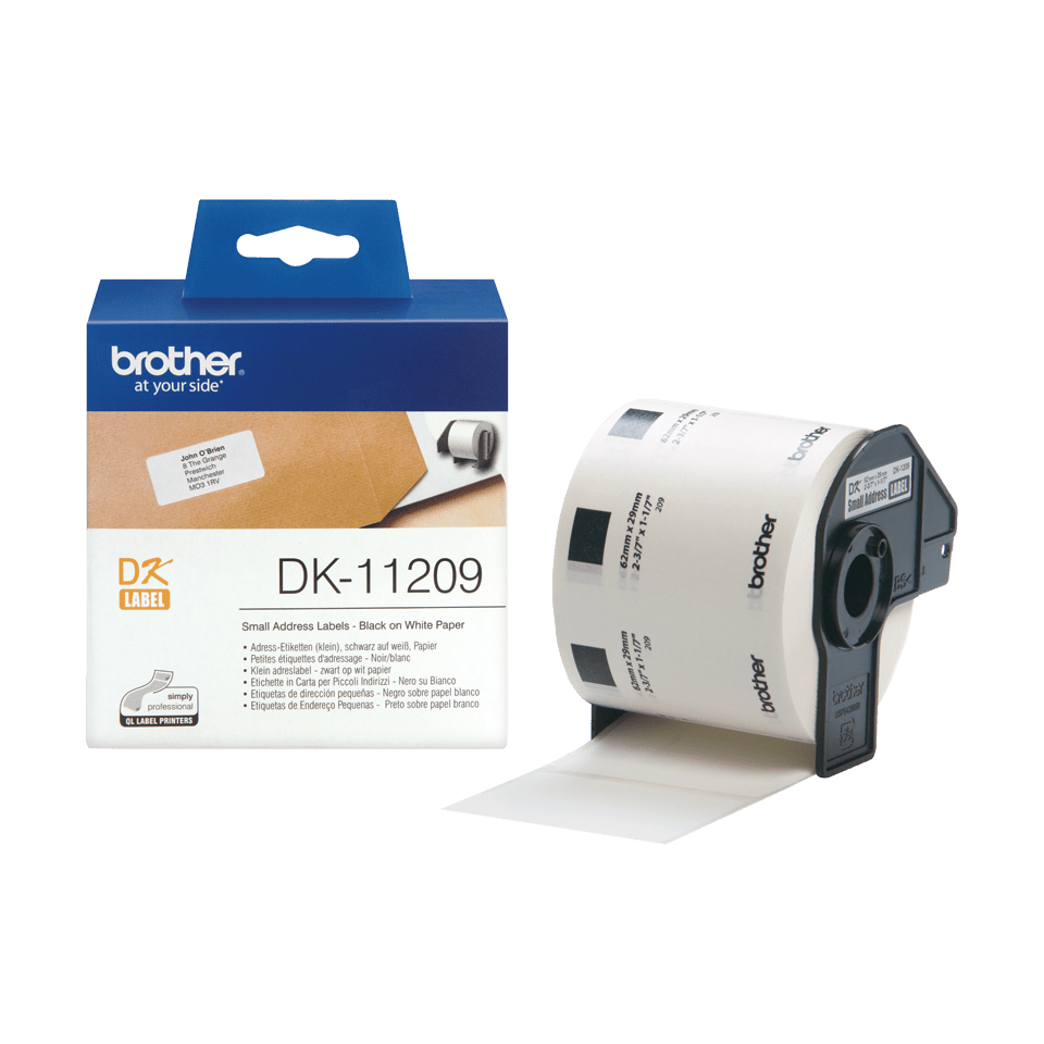 *Label Brother (DK-11209) - 29x62mm - Wit - Van Erkel Winkelmaterialen