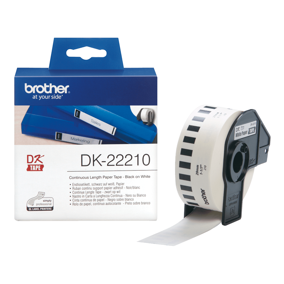 Label Brother (DK-22210) - 29x30mm - Van Erkel Winkelmaterialen