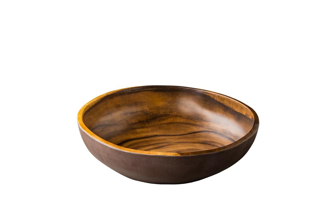 Melamine kom African Wood, 330x330x90mm