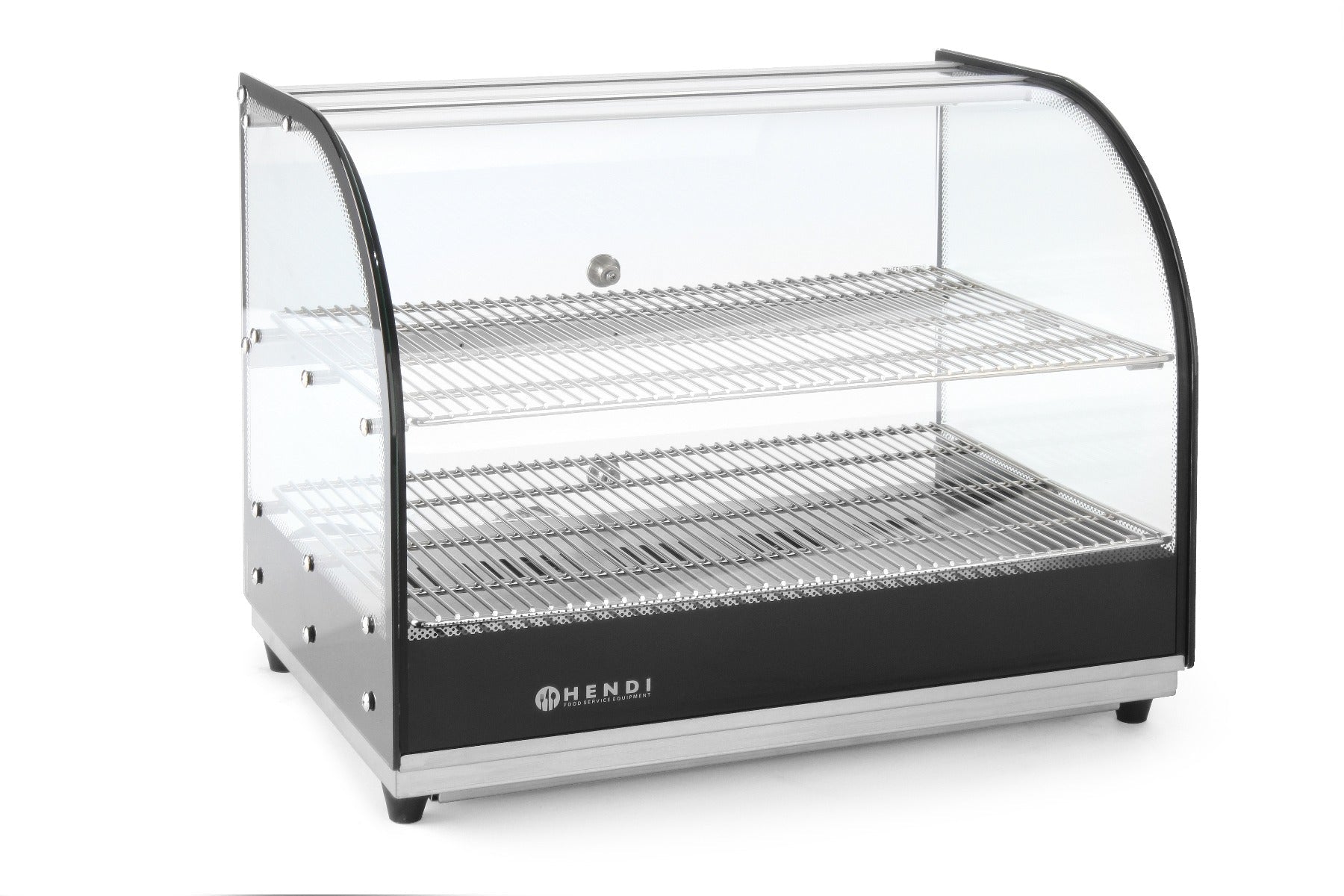 Opzet warmhoudvitrine dubbel - 554x376x432mm - Van Erkel Winkelmaterialen