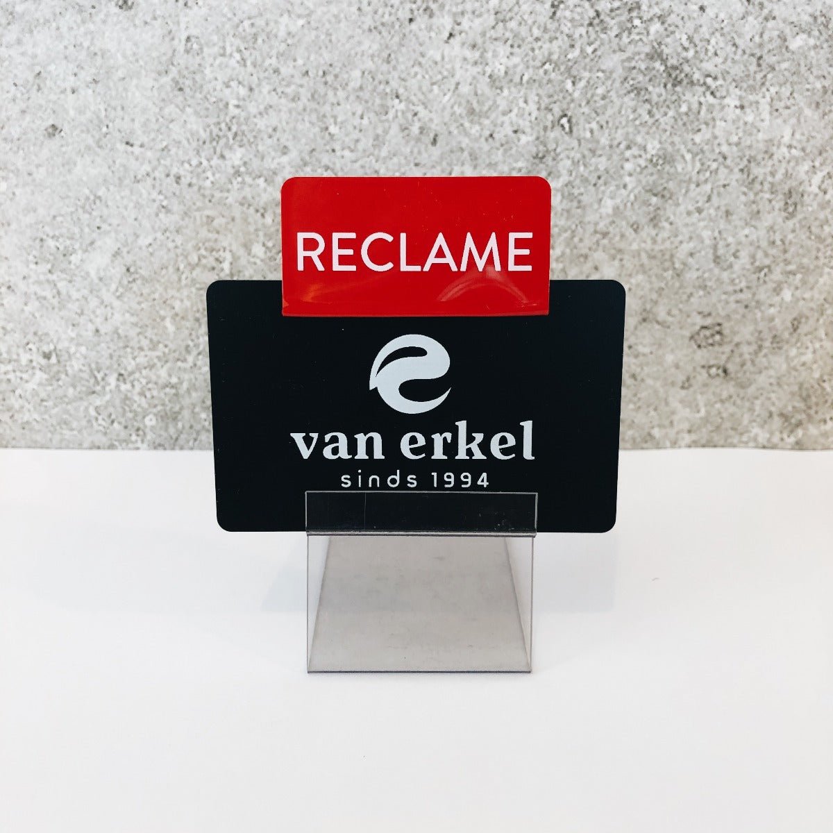 Opzetstukjes 'Reclame' (10st) - 54x30mm - Rood - Van Erkel Winkelmaterialen